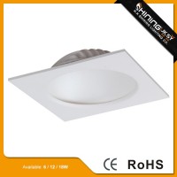 High Power Square Housing 18w Recessed Dimmbale COB LED Downlights for Home Lighting