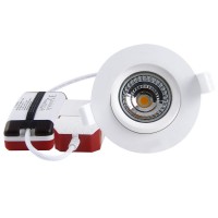 factory price Nemko certification approved warm 2700k 360D rotatable  led cob downlight 68/83mm cutout