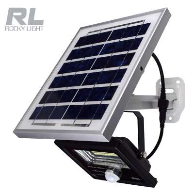 6000K cold white LED Solar flood light waterproof SMD 30W light with bracket