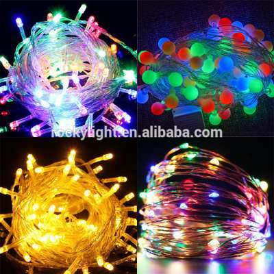 Pink 10M Waterproof Christmas Lights 100 LED Holiday String Lighting with competitive price