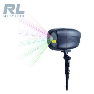 RBG bluetooth music laser stage lamp IP65 waterproof outdoor lawn laser lamp