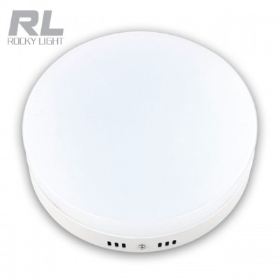 High quality 6000K cold white thicken led panel light 6W surface mounted flat light with best price